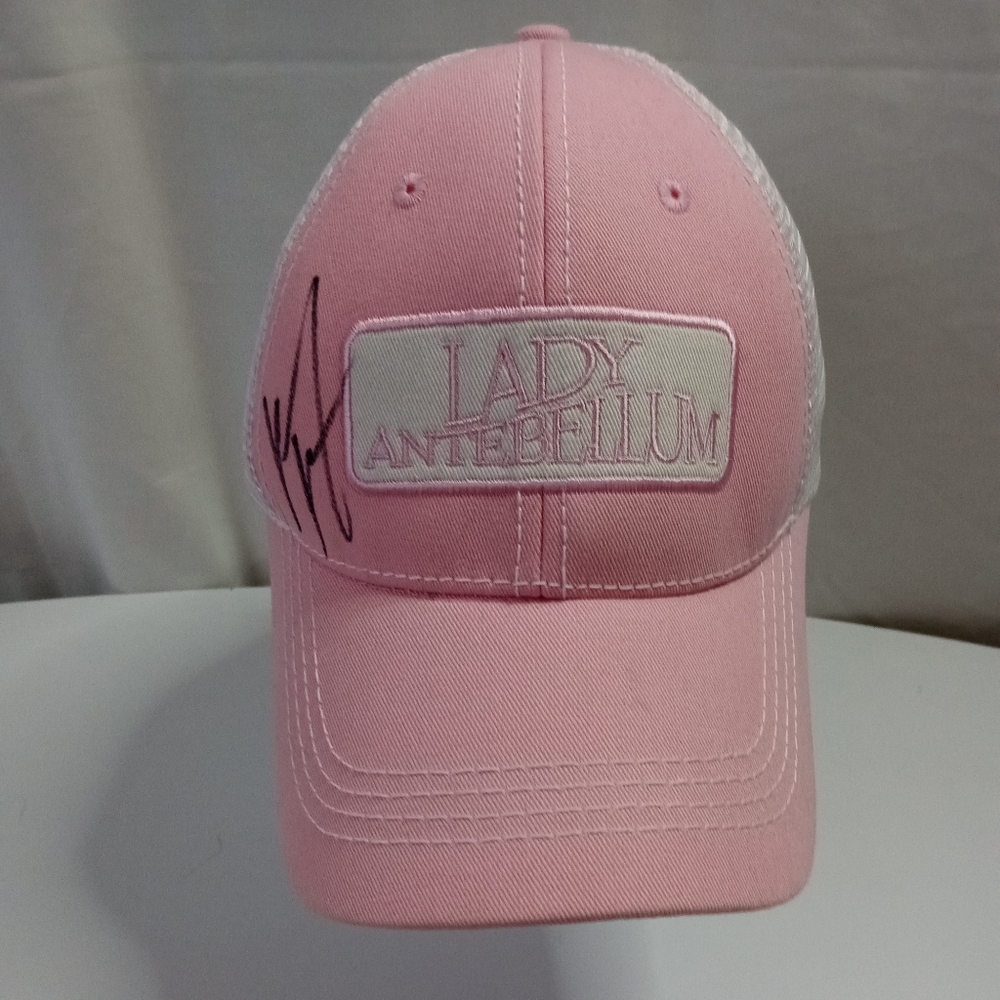 Lady Antebellum Signed Pink Baseball Cap